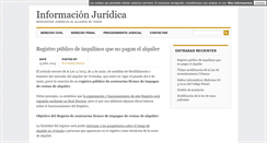 Desktop Screenshot of informacion-juridica.com